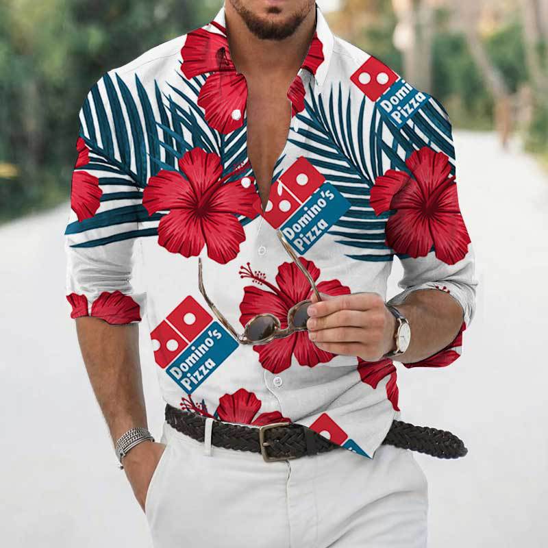 High-Quality Neutral Minimalist Long Sleeve Flip Collar Button Shirt Autumn Loose Top