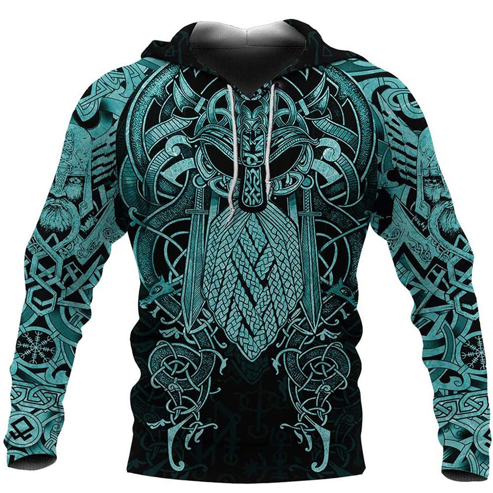 Best Seller Viking Myth 3D Print Men's Hoodie