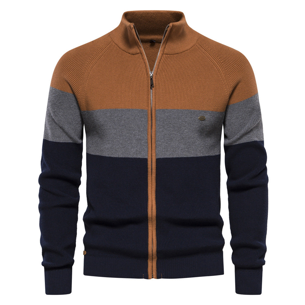 2025 Fall & Winter Men’s Knit Cardigan - High-Quality Trendy Sweater Jacket for Men