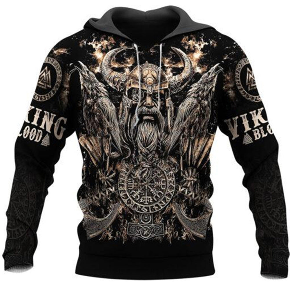 Best Seller Viking Myth 3D Print Men's Hoodie