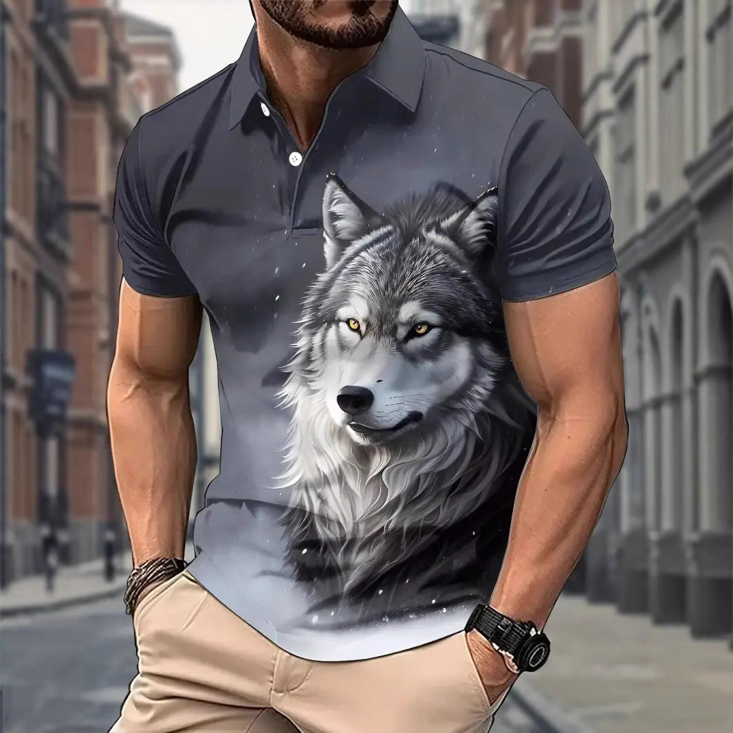 Golf Polo Animal Print Shirt 3D Print Polo Independent Site Hot Seller Bestseller