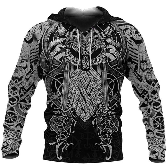 Best Seller Viking Myth 3D Print Men's Hoodie