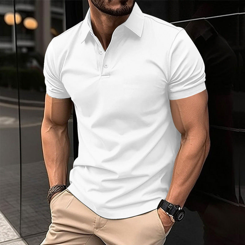 Summer 3D Polo Shirt Men's Short Sleeve Sport Fashion Polo Shirt