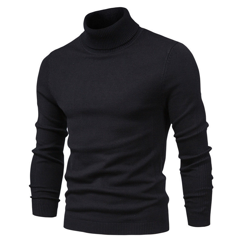 New Men’s Base Layer Turtleneck Slim Fit Casual Knit Sweater
