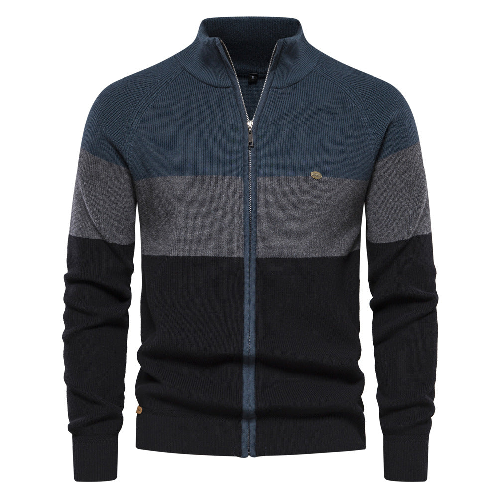 2025 Fall & Winter Men’s Knit Cardigan - High-Quality Trendy Sweater Jacket for Men