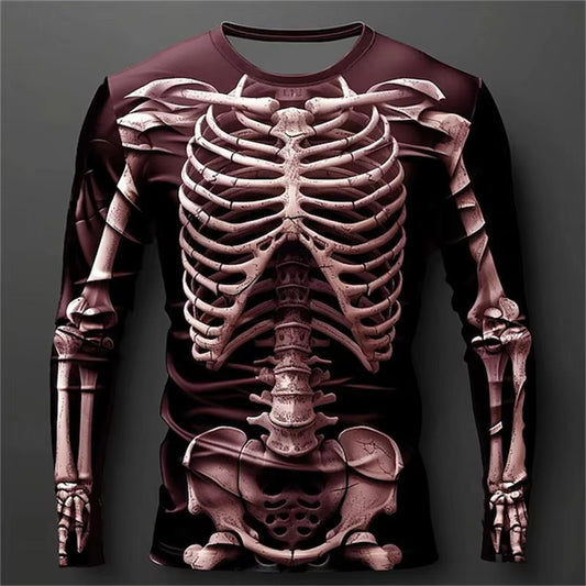 Summer Lion/Tiger 3D Digital Print Men's Loose Round-Neck Tee
