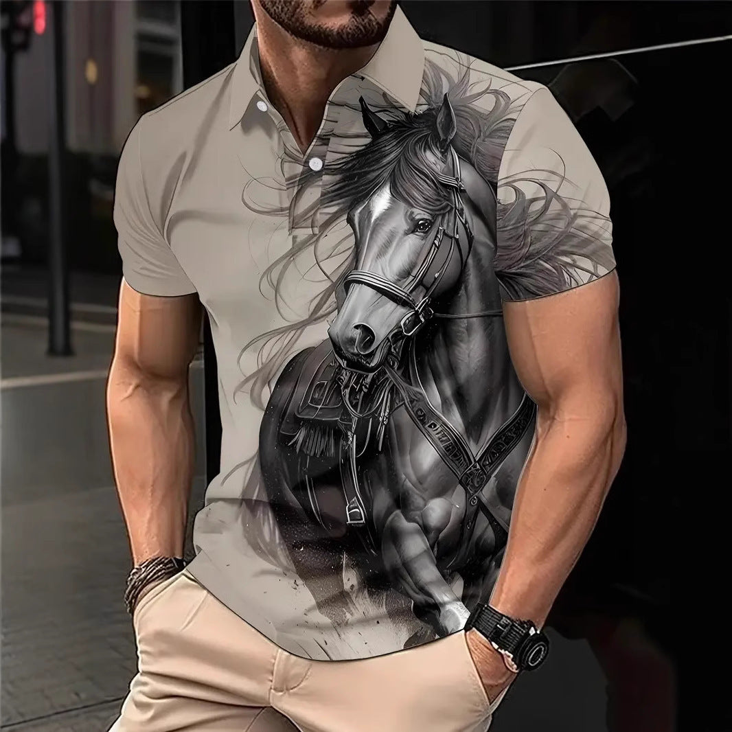 Golf Polo Animal Print Shirt 3D Print Polo Independent Site Hot Seller Bestseller