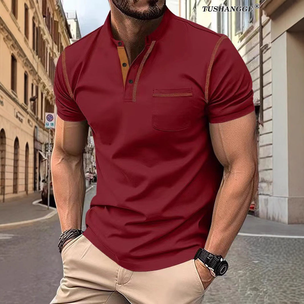 Summer Men's Wear Short Sleeve Polo Shirt Men's Polo Shirt Top