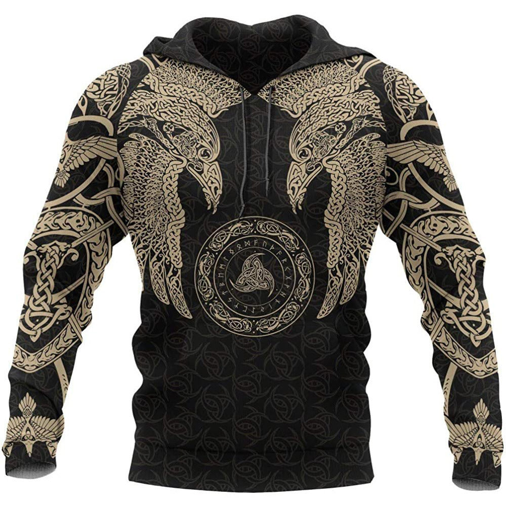 Best Seller Viking Myth 3D Print Men's Hoodie