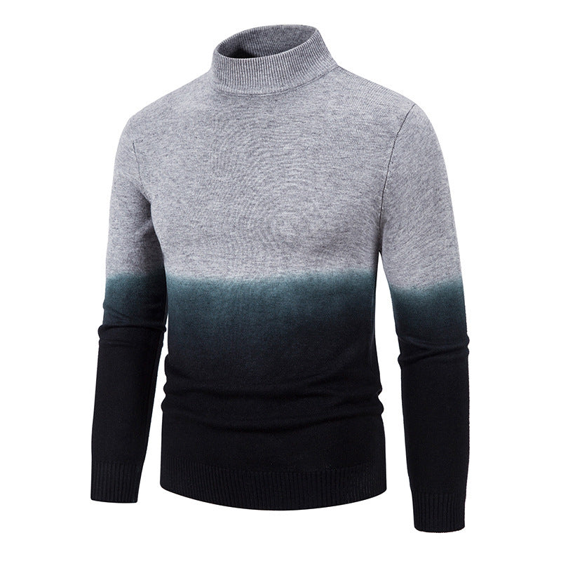 New Hot-Selling Men’s Gradient Knit Sweater – Factory Wholesale