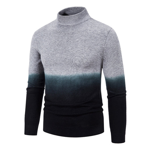 New Hot-Selling Men’s Gradient Knit Sweater – Factory Wholesale