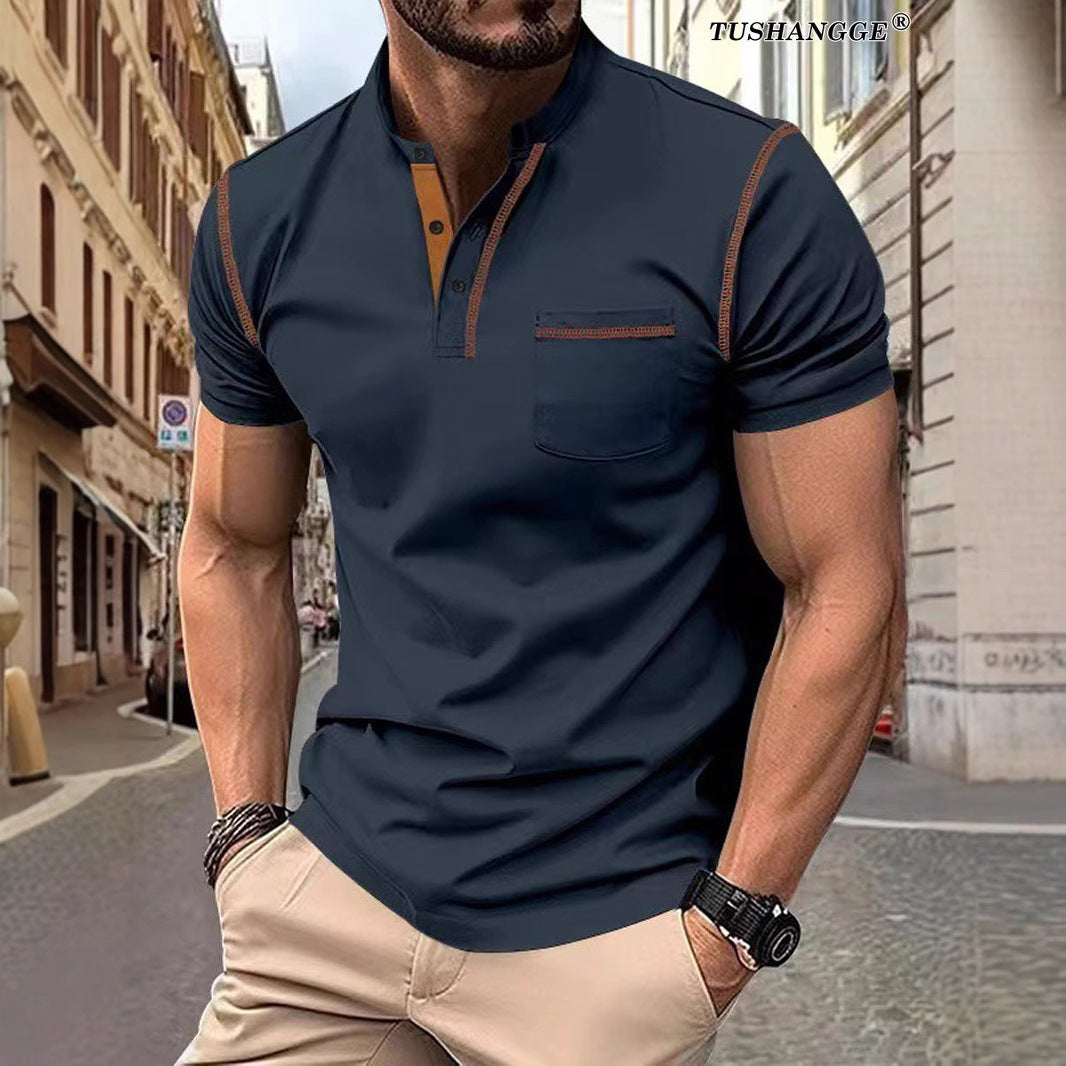 Summer Men's Wear Short Sleeve Polo Shirt Men's Polo Shirt Top