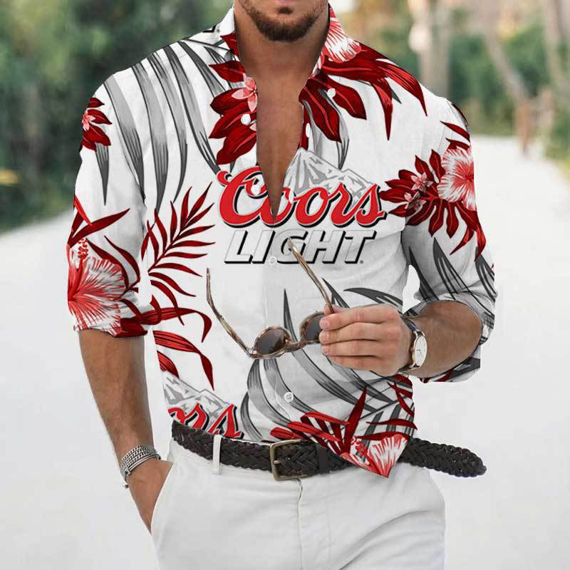 High-Quality Neutral Minimalist Long Sleeve Flip Collar Button Shirt Autumn Loose Top