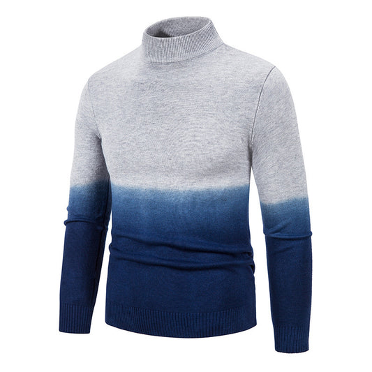New Hot-Selling Men’s Gradient Knit Sweater – Factory Wholesale
