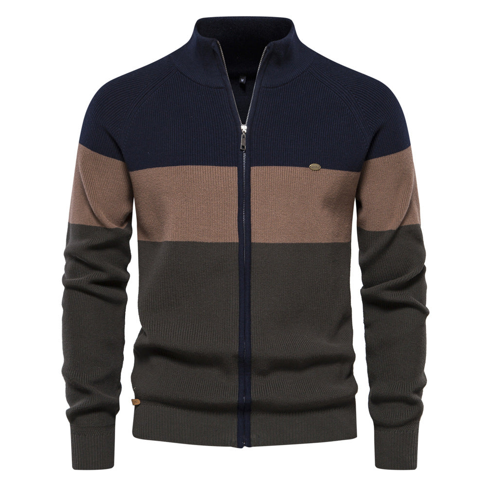 2025 Fall & Winter Men’s Knit Cardigan - High-Quality Trendy Sweater Jacket for Men