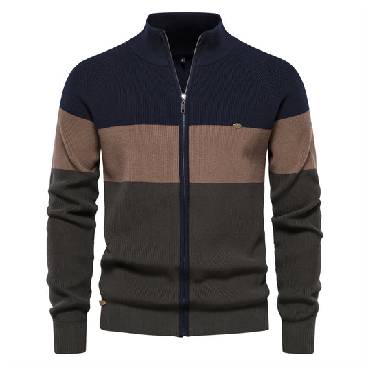2025 Fall & Winter Men’s Knit Cardigan - High-Quality Trendy Sweater Jacket for Men