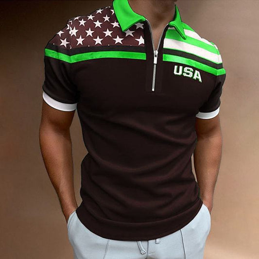 New Men's Summer Hawaiian Shirt Men's 3D Casual Short Sleeve Loose Top Breathable