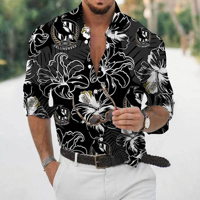 High-Quality Neutral Minimalist Long Sleeve Flip Collar Button Shirt Autumn Loose Top