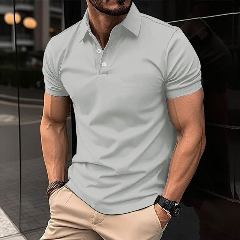 Summer 3D Polo Shirt Men's Short Sleeve Sport Fashion Polo Shirt
