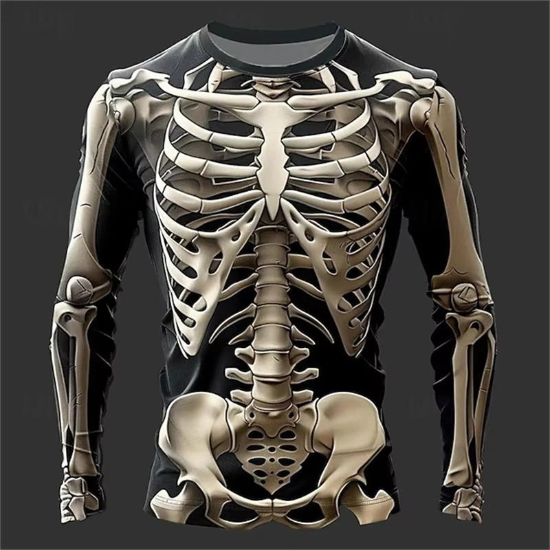 Summer Lion/Tiger 3D Digital Print Men's Loose Round-Neck Tee