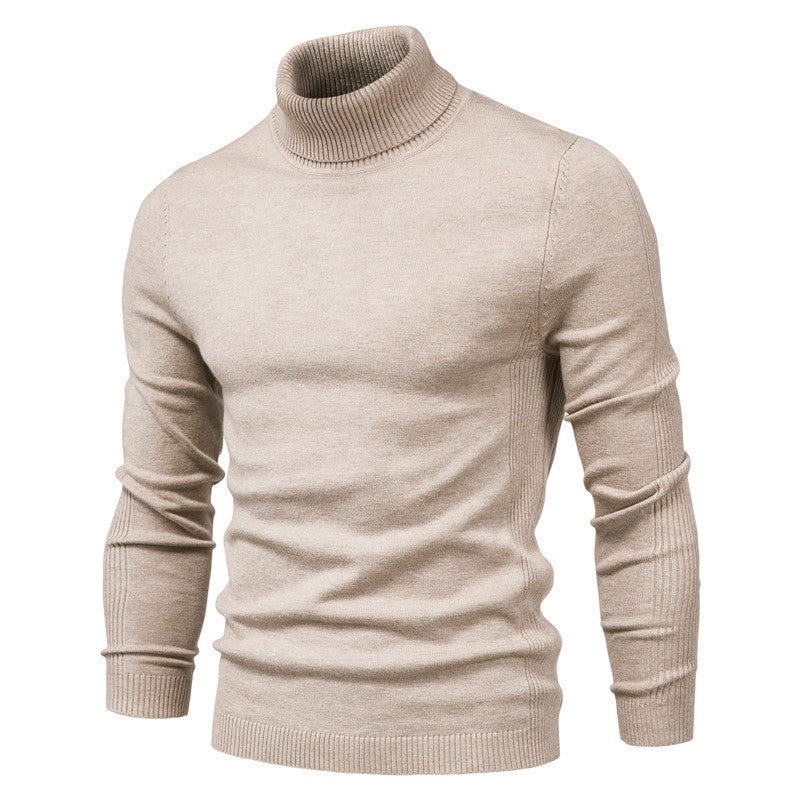 New Men’s Base Layer Turtleneck Slim Fit Casual Knit Sweater