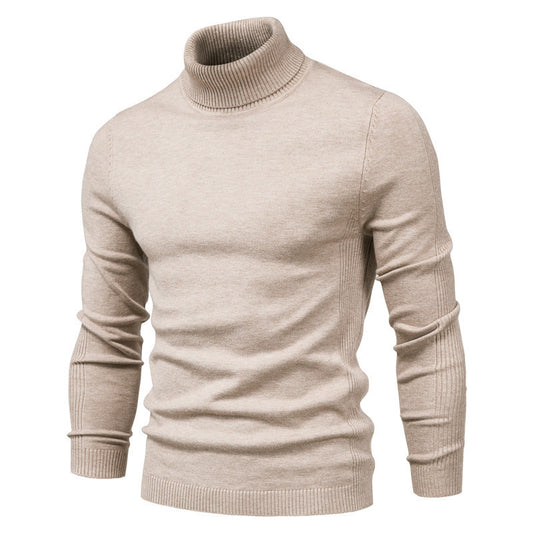 New Men’s Base Layer Turtleneck Slim Fit Casual Knit Sweater
