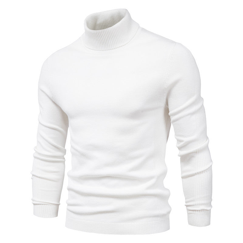 New Men’s Base Layer Turtleneck Slim Fit Casual Knit Sweater