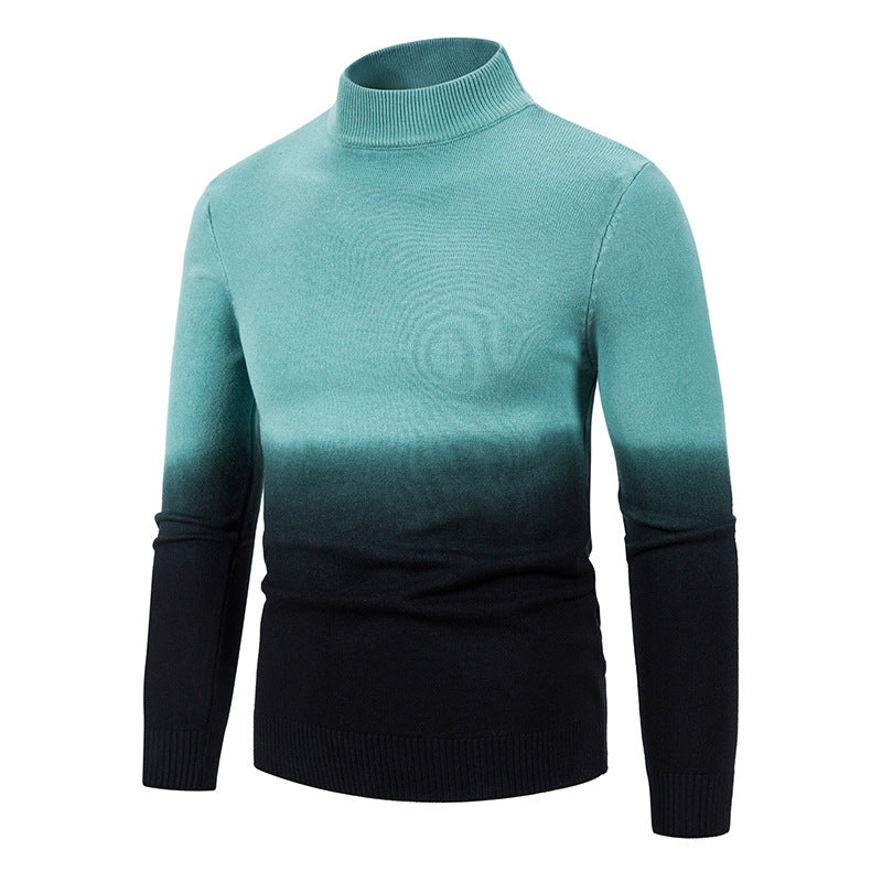 New Hot-Selling Men’s Gradient Knit Sweater – Factory Wholesale