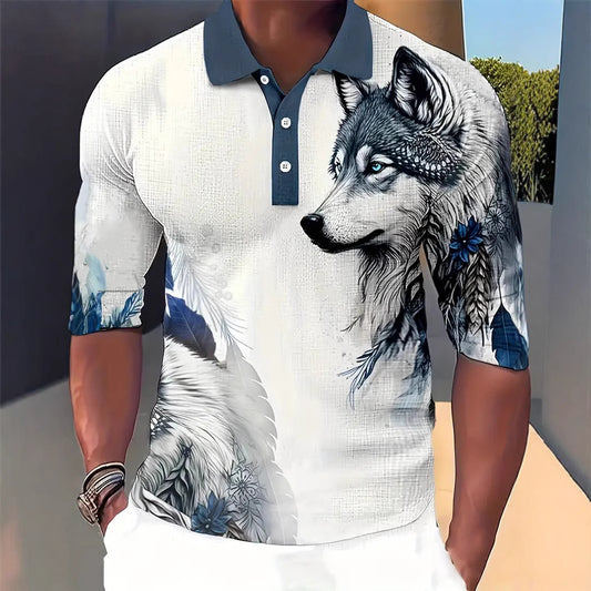 Golf Polo Animal Print Shirt 3D Print Polo Independent Site Hot Seller Bestseller