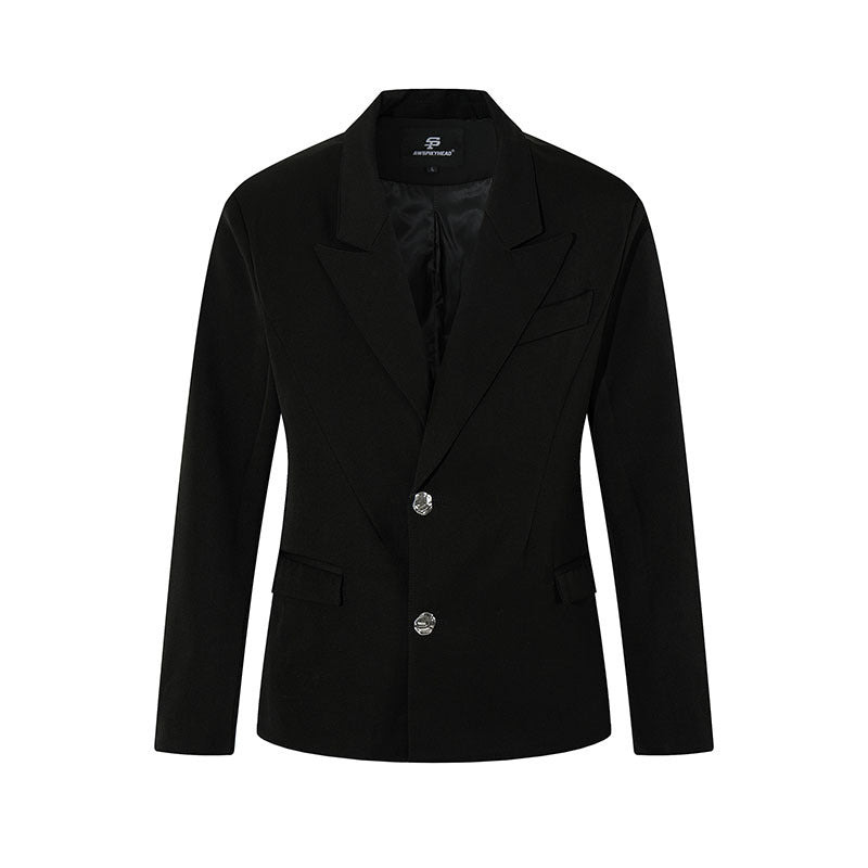 HighStreet Casual Oversized Hem Structured Suit Jacket