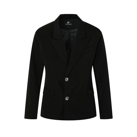 HighStreet Casual Oversized Hem Structured Suit Jacket