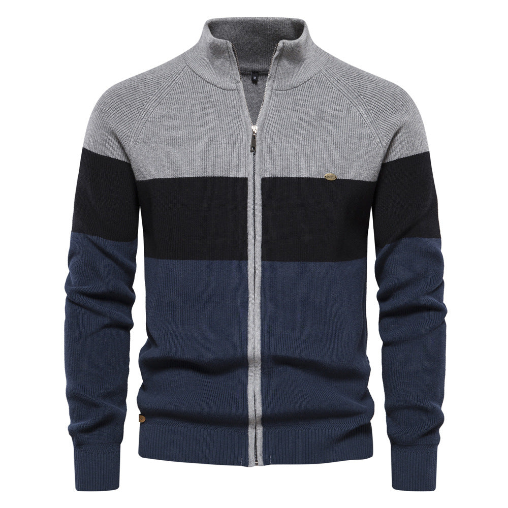 2025 Fall & Winter Men’s Knit Cardigan - High-Quality Trendy Sweater Jacket for Men