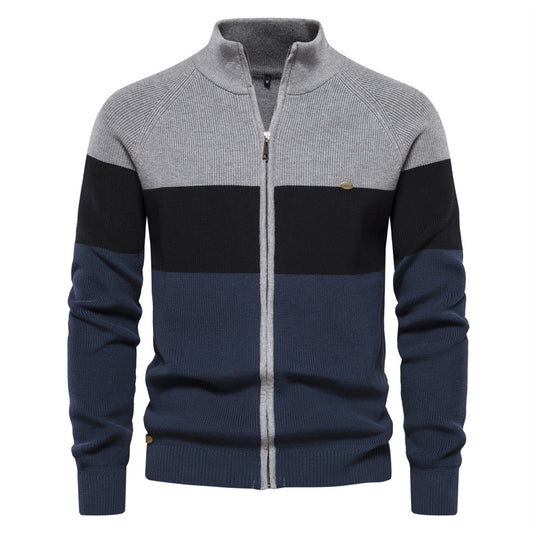 2025 Fall & Winter Men’s Knit Cardigan - High-Quality Trendy Sweater Jacket for Men