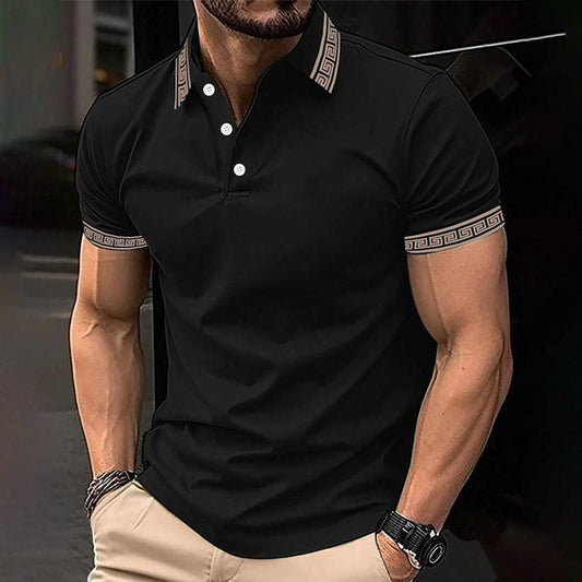 3D Digital Print Summer Men's Loose Short Sleeve Polo Shirt Simple Casual Daily Multi-Color
