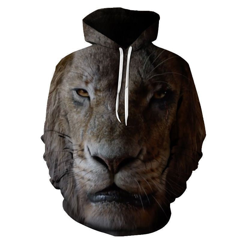 Lion King Simba 3D Print Men's Hoodie Anime Streetwear