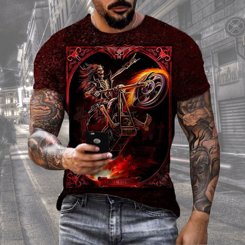 New Long-Sleeve Sun Protection Motorcycle Riding Quick-Dry T-Shirt