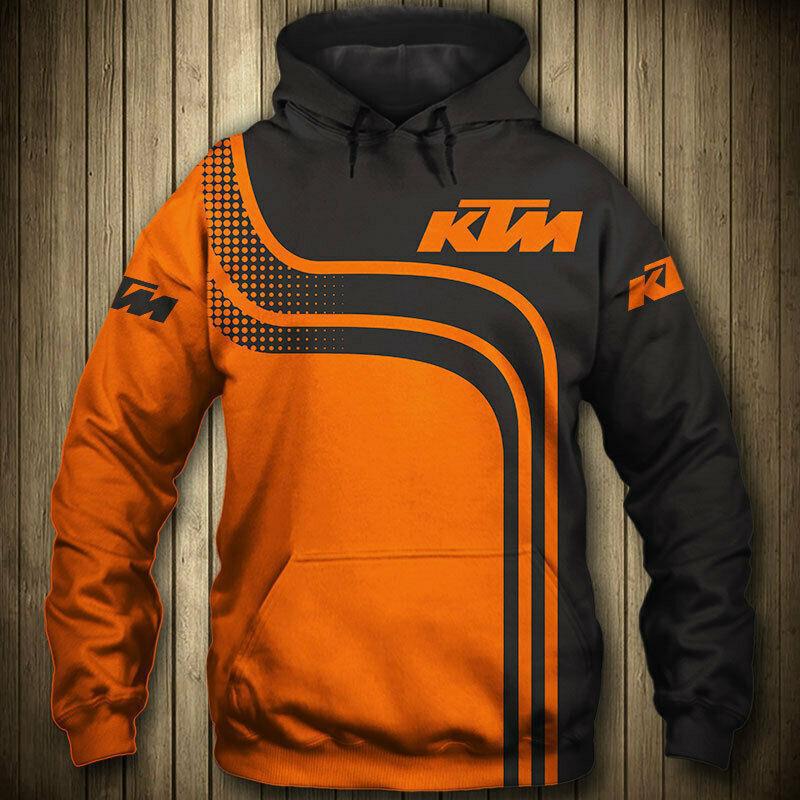 3D Print Harley Davidson Men's Loose Fit Hoodie Streetwear