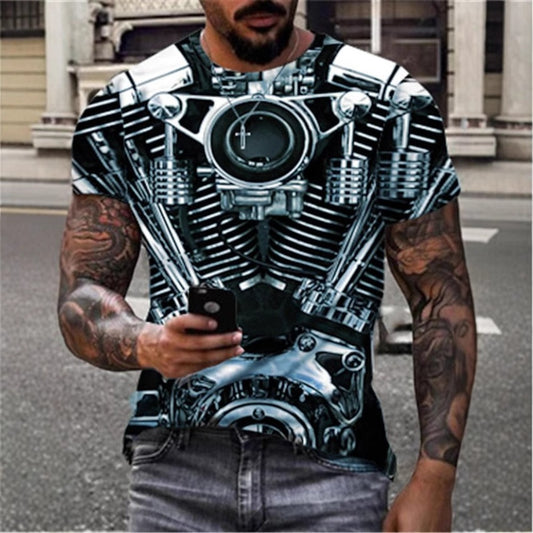 "I DON'T KNOW HOW" Letter Print Round-Neck Men's Basic Tee