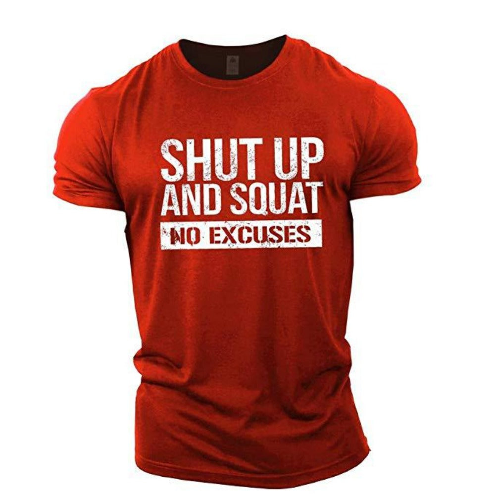 Summer Men's 3D Digital Print Round-Neck Trendy Casual Tee
