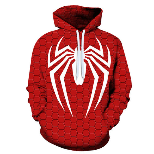 Unisex 3D Digital Print Hoodie Loose Fit Spring/Fall Casual Wear