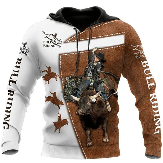 Men's Bohemian Animal Print 3D Hoodie Casual Streetwear