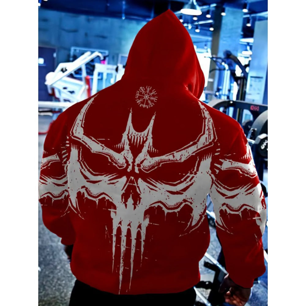 Best Seller 3D Print Men's Casual Zip-Up Hoodie Jacket
