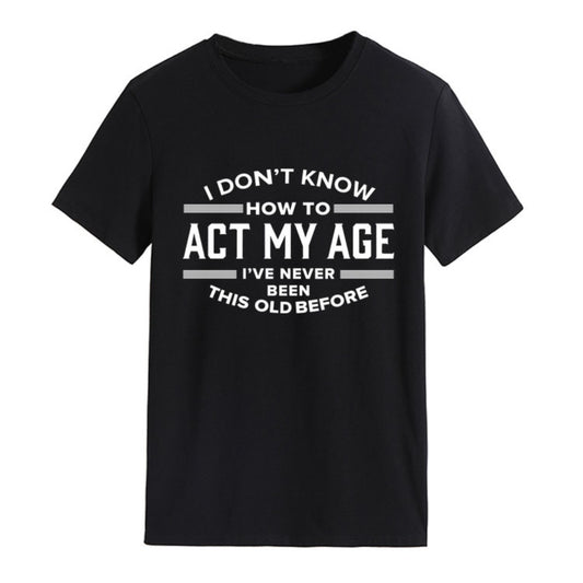 Summer Scenic Digital Print Men's Fresh Style Short-Sleeve Tee