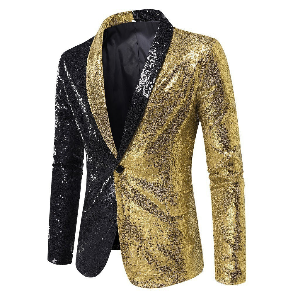 Performance Sequined ColorBlock Suit  NightclubHostPhotography Studio EuroSize