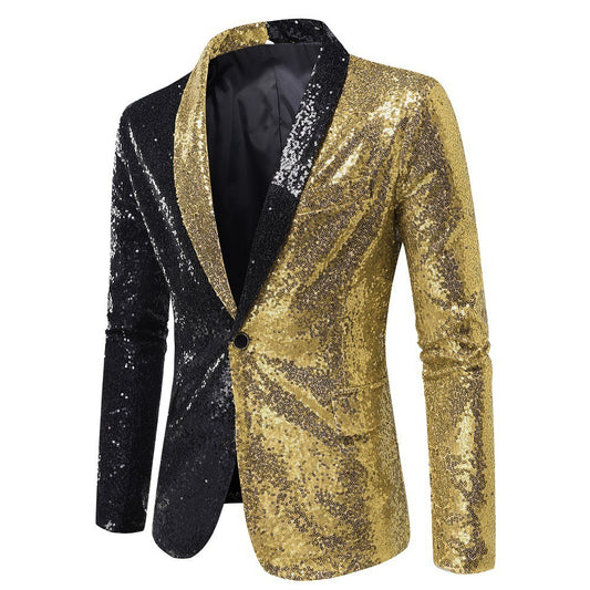 Performance Sequined ColorBlock Suit  NightclubHostPhotography Studio EuroSize