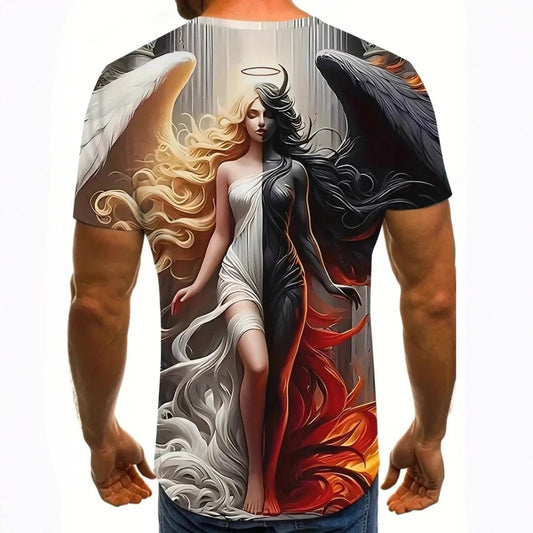 Bestseller 3D Animal Print Men's Short-Sleeve Tee