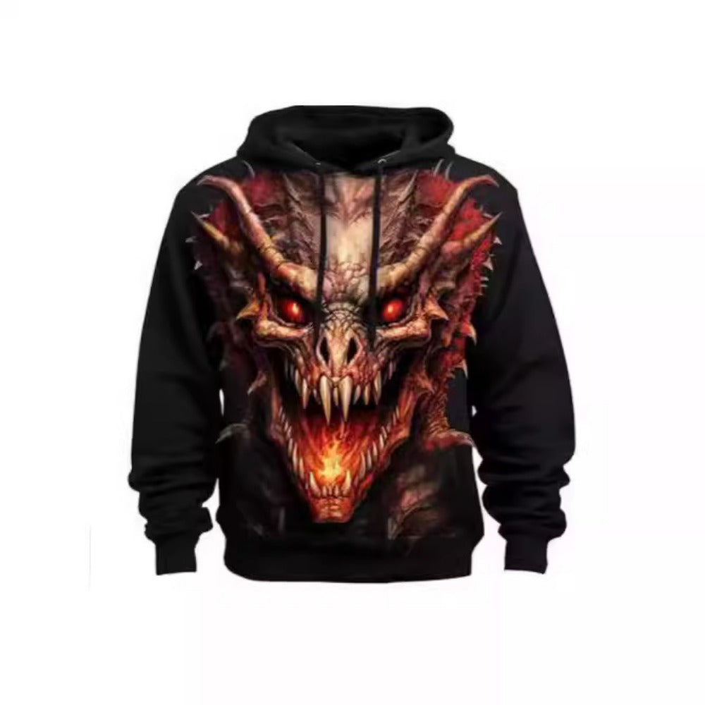 Men's 3D Beanie Sweater Casual Y2K Street Fashion