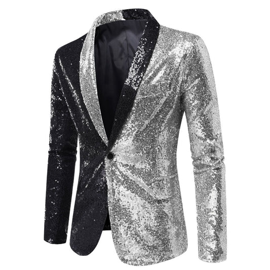 Performance Sequined ColorBlock Suit  NightclubHostPhotography Studio EuroSize