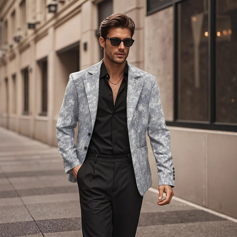 New Spring Business Professional WrinkleFree TwoButton Notch Lapel Suit
