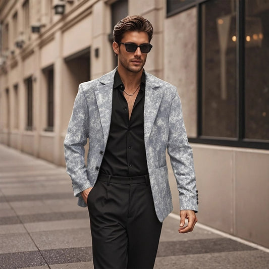 New Spring Business Professional WrinkleFree TwoButton Notch Lapel Suit